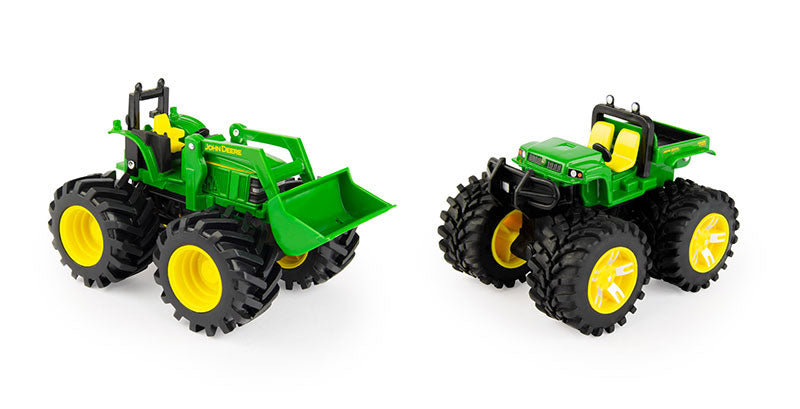 Ertl 37563  Scale John Deere Monster Treads Vehicle 2-Pack