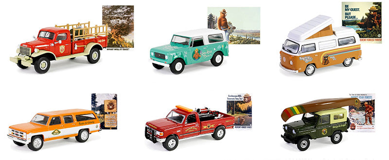 Greenlight 38060-CASE 1/64 Scale Smokey Bear Series 3