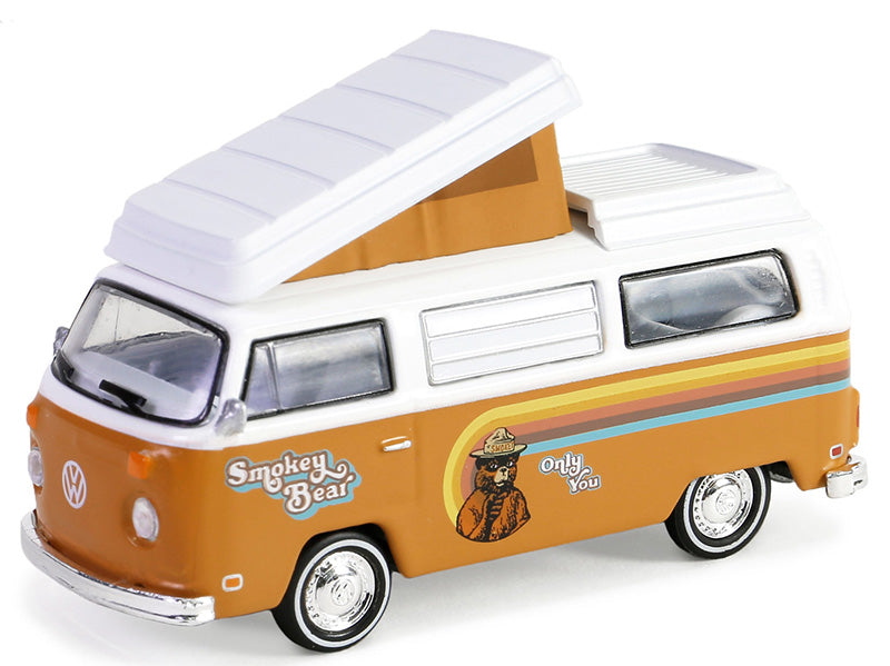 Greenlight 38060-C 1/64 Scale 1974 Volkswagen Type 2 T2 Westfalia Campmobile Smokey