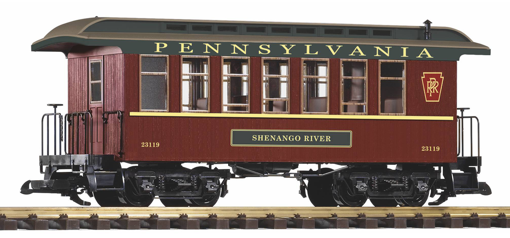 PIKO 38658 G Scale PRR Wood Coach 23119