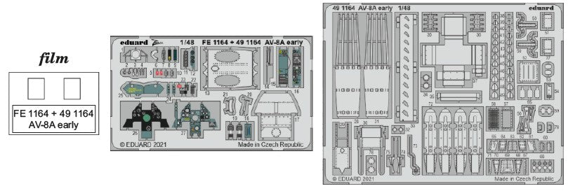 Eduard 491164 1/48 Aircraft- AV8A Early for KIN (Painted)