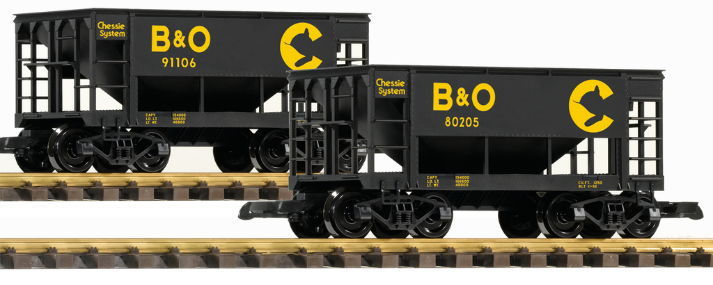 PIKO 38933 G Scale Chessie-B&O Ore Car, 2-Pack