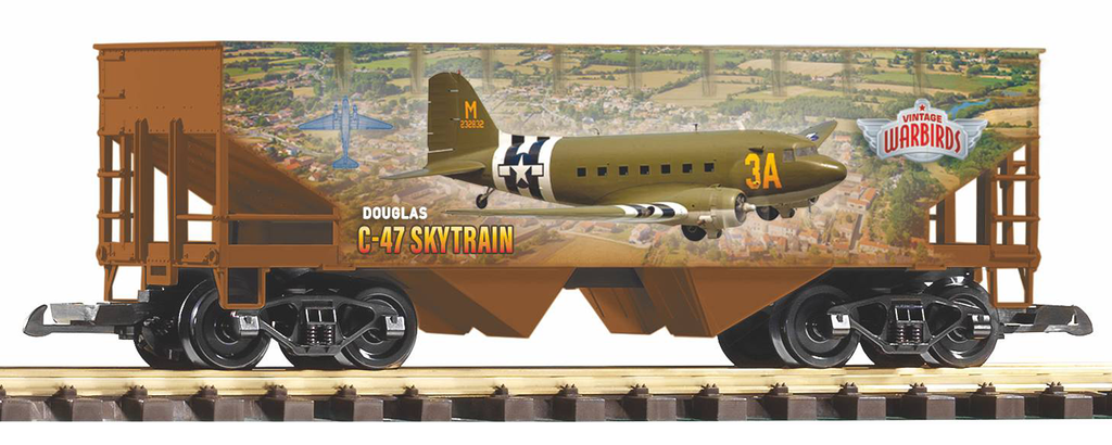 PIKO 38940 G Scale Vintage Warbirds C-47 Hopper