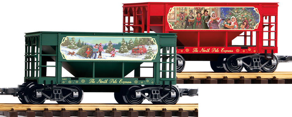 PIKO 38951 G Scale Christmas Ore Car, 2-Pack
