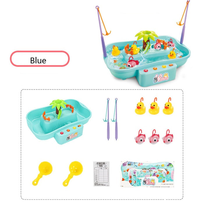 Electric Fishing Toy Set – Interactive Water Cycle Game for Kids