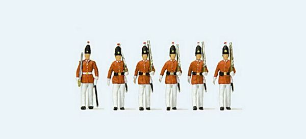 Preiser 24641 HO Scale King's Guard -- pkg(6)