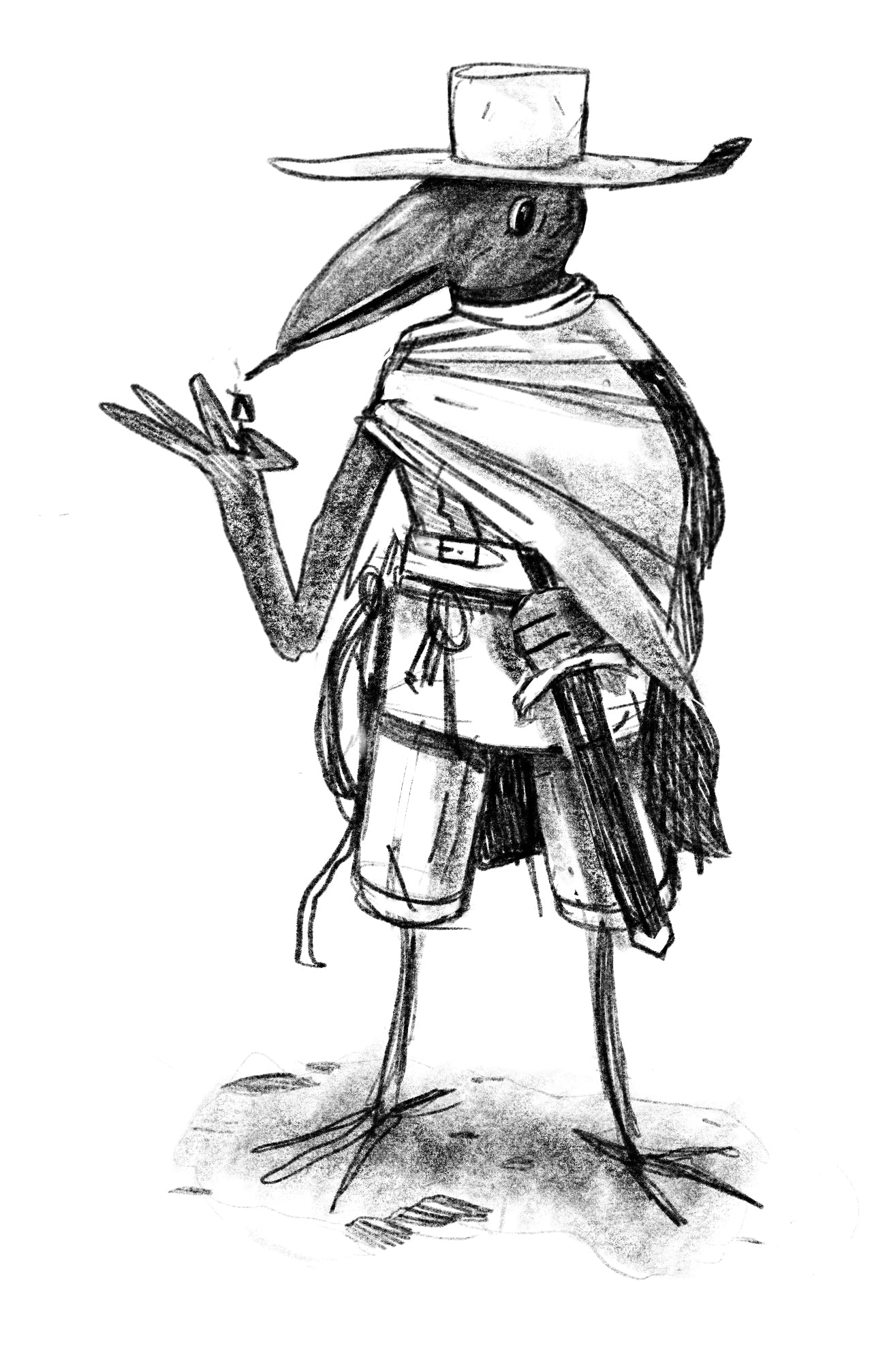 Beak, Feather, & Bone - Roleplaying Map-Labeling Game