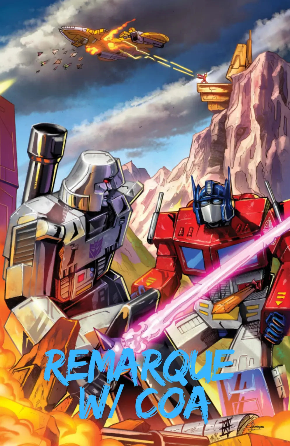 TRANSFORMERS THE MOVIE 40TH ANNIVERSARY EDITION #1 (OF 3) - ECC Michael Watkins Connecting Set Exclusive