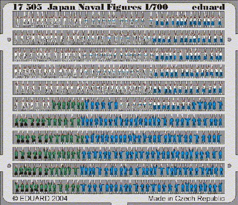 Eduard 17505 1/700 Ship- IJN Figures (Painted)