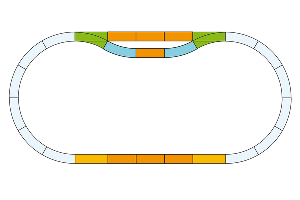 PIKO 35300 G Scale Station Track Set