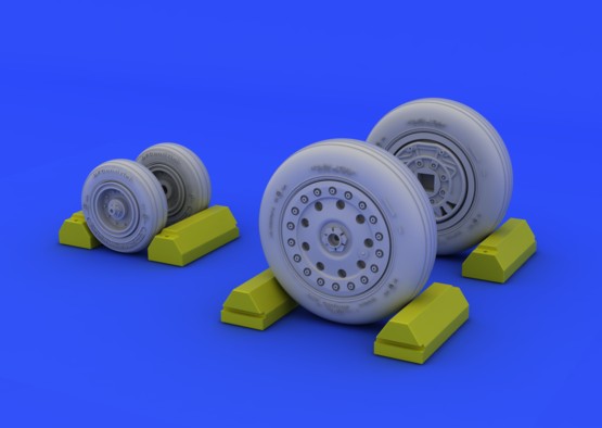 Eduard 648114 1/48 Aircraft- F4B/N Wheels for ACY (Resin)