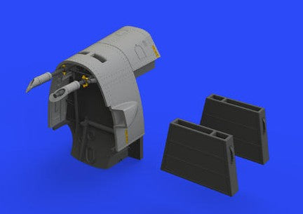 Eduard 648473 1/48 Aircraft- Bf109E Fuselage Guns for EDU (Photo-Etch & Resin)