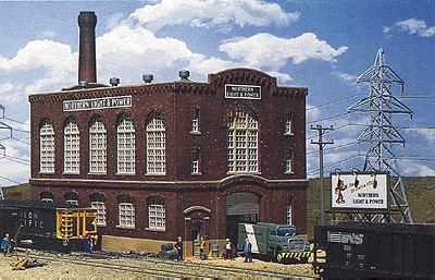 Walthers Cornerstone 933-3214 N Scale Northern Light & Power Powerhouse -- Kit