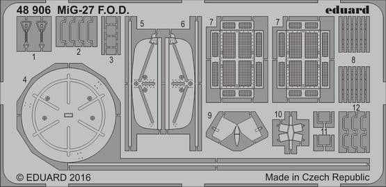Eduard 48906 1/48 Aircraft- MiG27 F.O.D for TSM