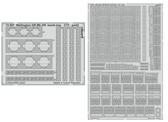 Eduard 72697 1/72 Aircraft- Wellington GR Mk VIII Bomb Bay for ARX