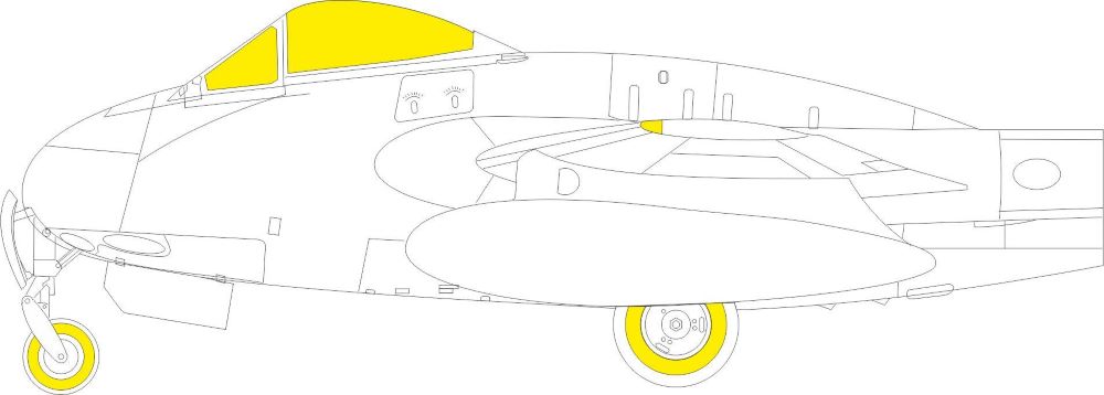 Eduard EX981 1/48 Mask Aircraft- Vampire FB5/9 for ARX