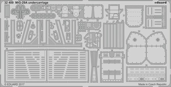 Eduard 32409 1/32 Aircraft- MiG29A Undercarriage for TSM