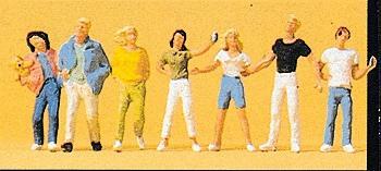 Preiser 10291 HO Scale Pedestrians -- Teenaers