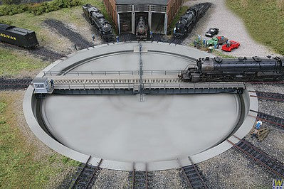 Walthers Cornerstone 933-2859 HO Scale Motorized 130' Turntable DC/DCC Assembld