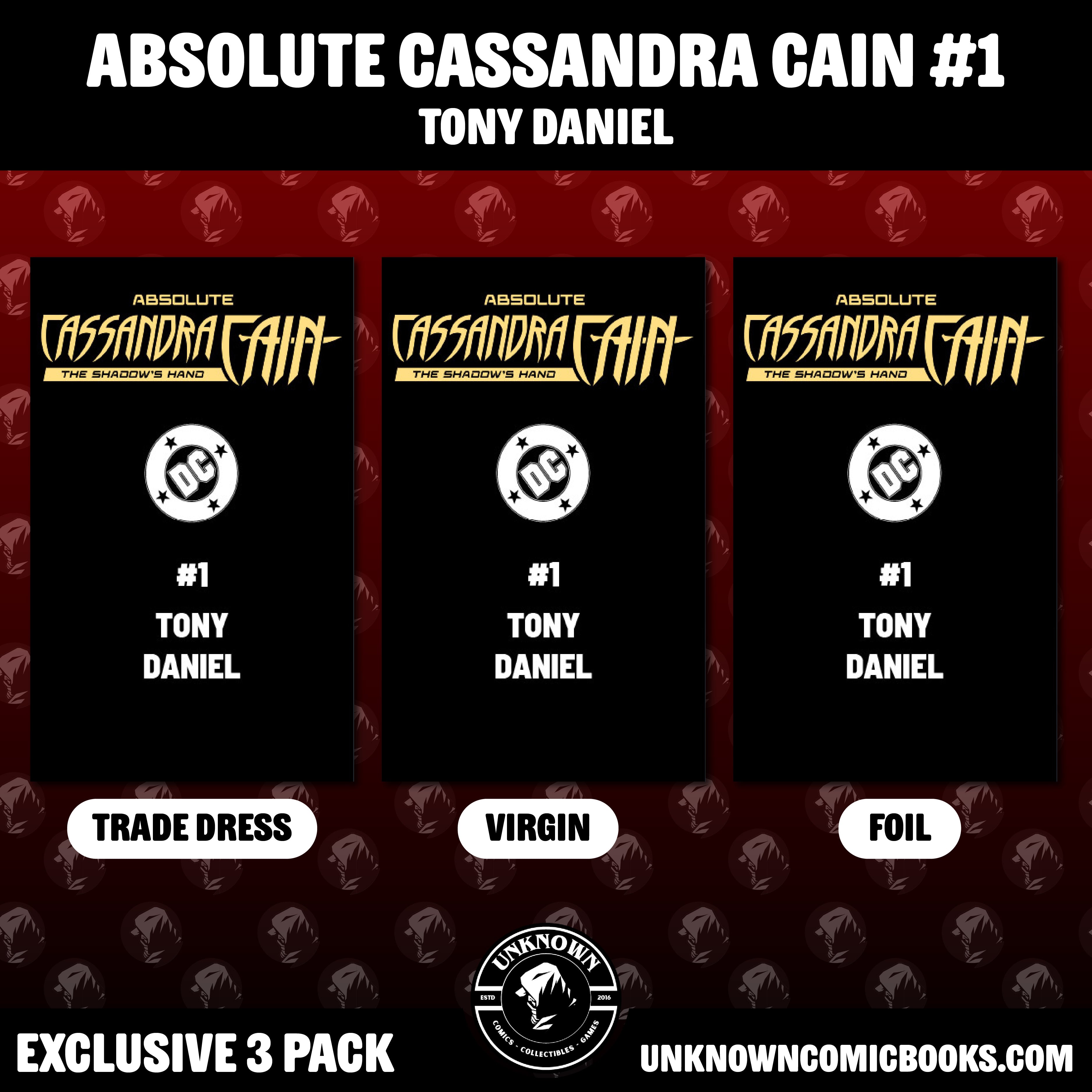 [19 PACK] ABSOLUTE BATMAN #24 & ABSOLUTE CASSANDRA CAIN #1 UNKNOWN COMICS EXCLUSIVE VARIANTS (09/23/2026)