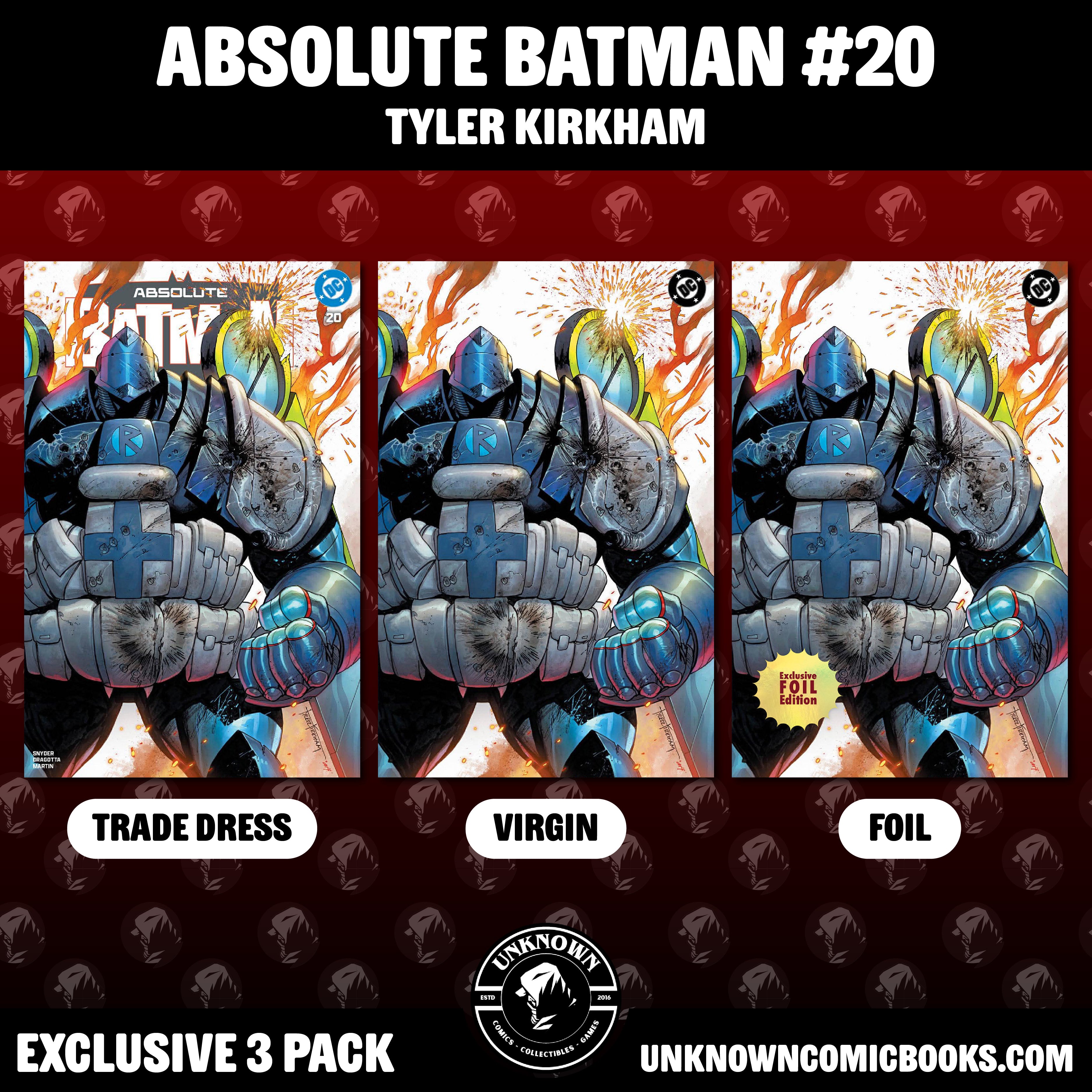 [3 PACK] ABSOLUTE BATMAN TYLER KIRKHAM EXCLUSIVE VAR (05/13/2026)