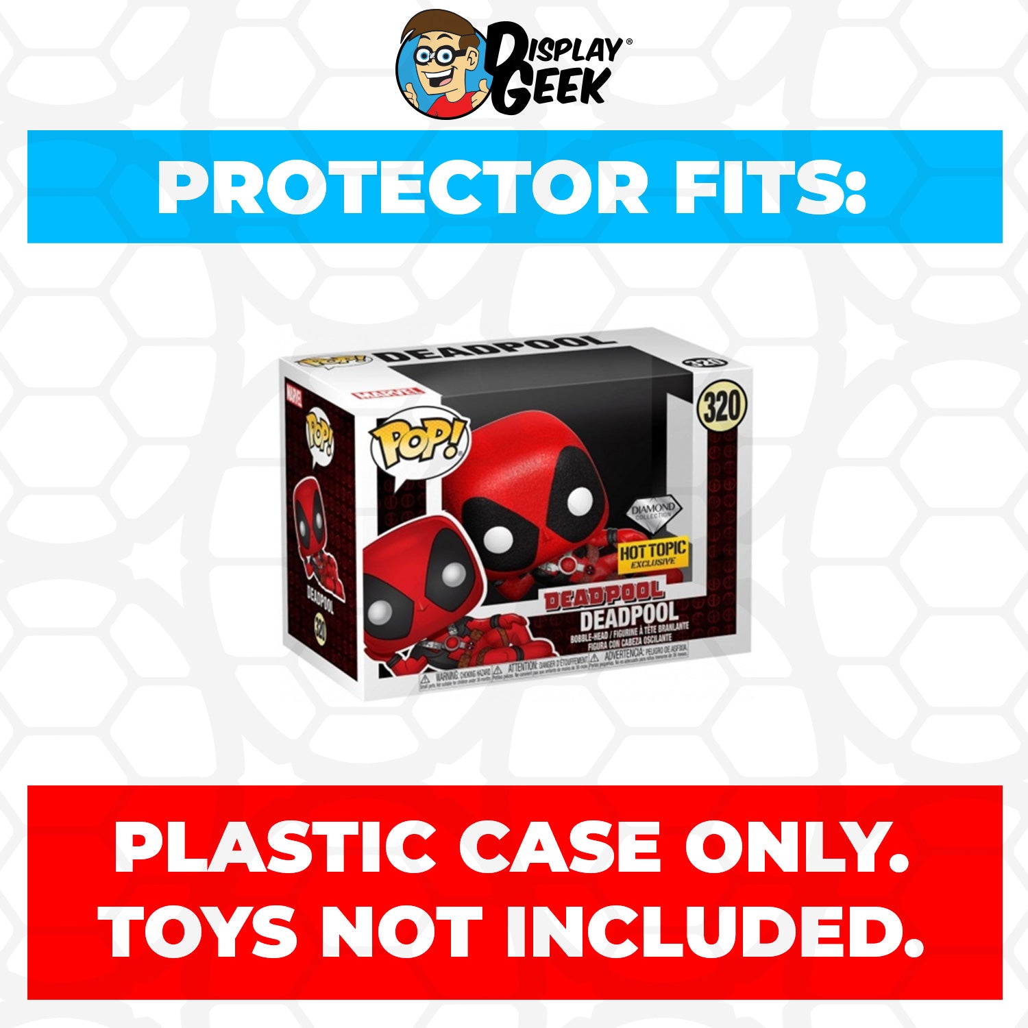 Pop Protector for 4 inch Funko Pop Mermaid Deadpool #321