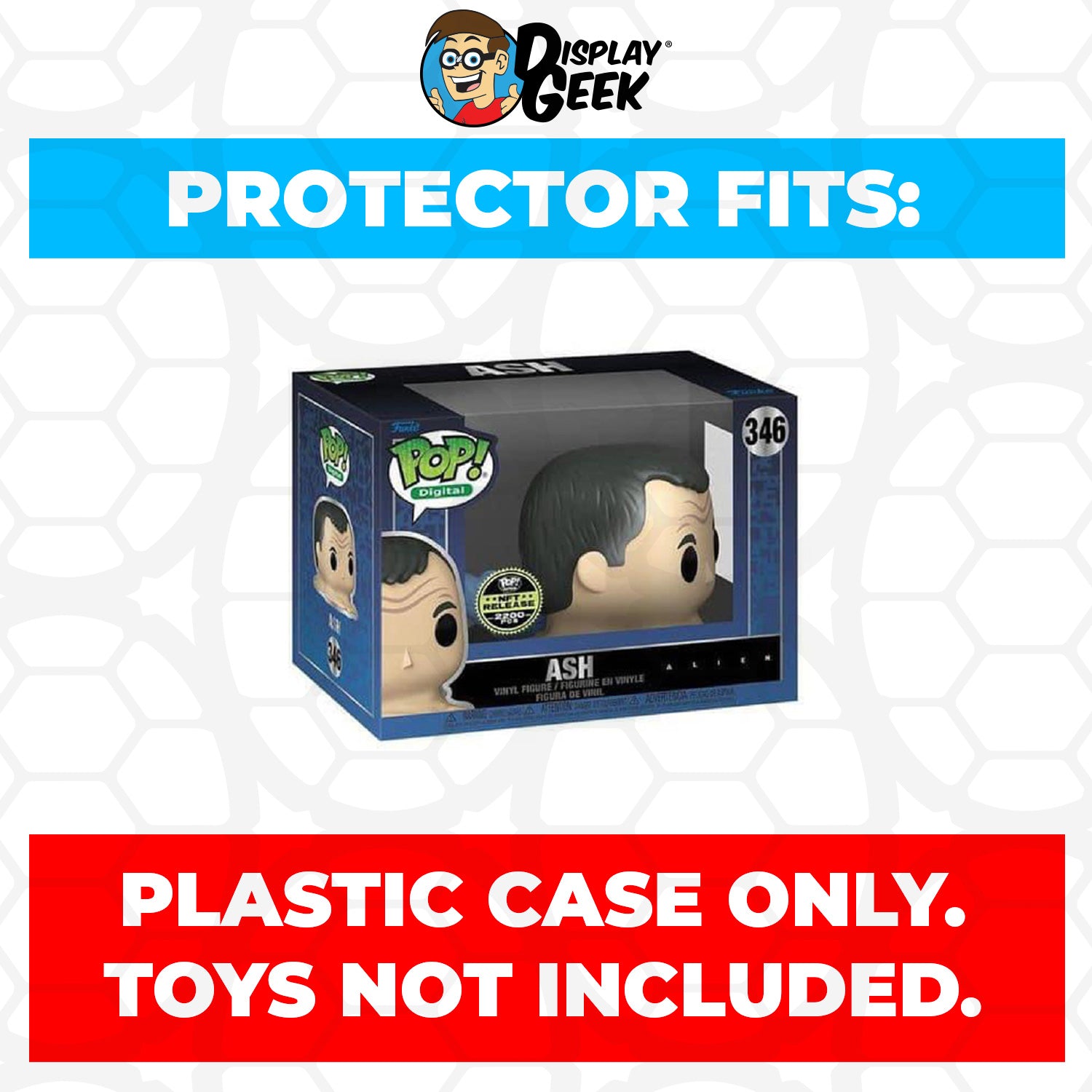 Pop Protector for 4 inch Funko Pop NFT Alien - Ash #346