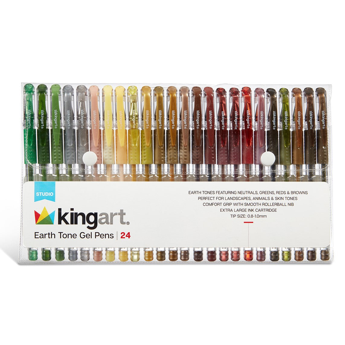 Gel Pens 24 Earth Tone Colors
