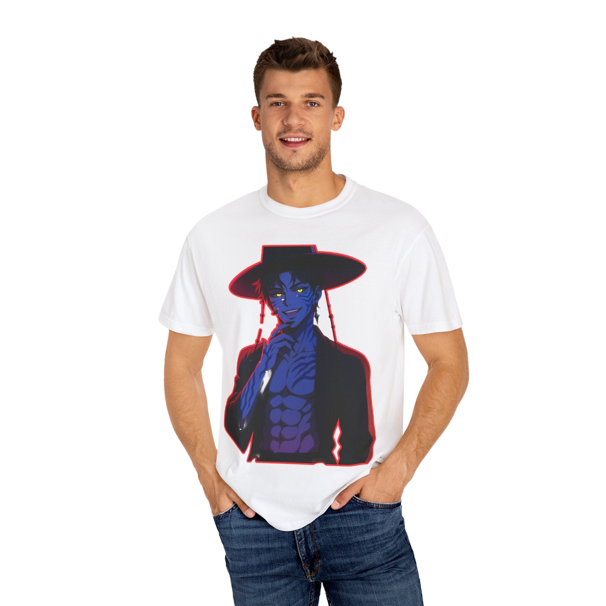 Kpop Anime-Inspired Unisex T-Shirt, Retro Anime Tee, Cool Graphic Shirt, Gift for Anime Lovers, Fashionable Streetwear