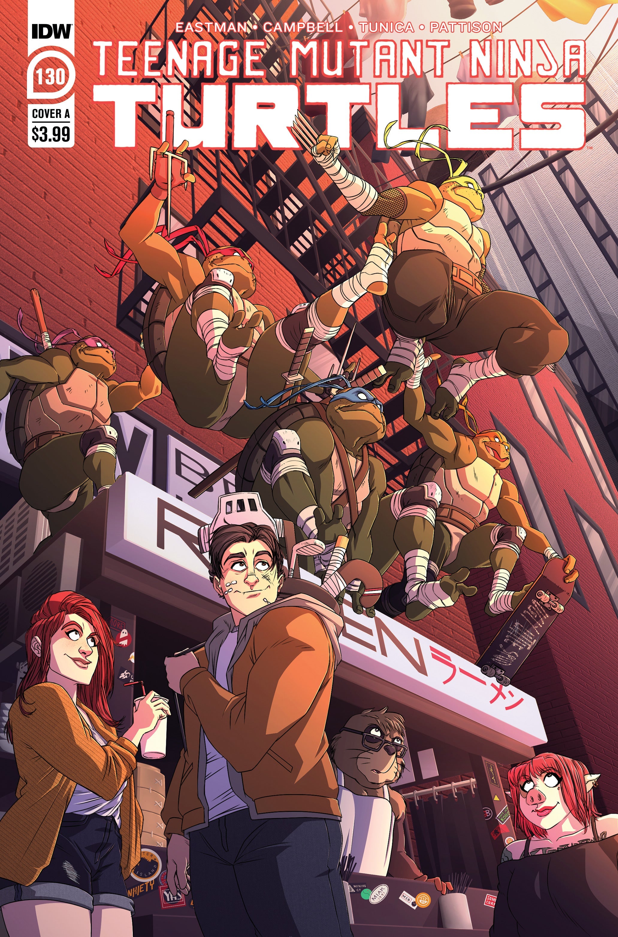 Tmnt Ongoing #130 A John Yurcaba Teenage Mutant Ninja Turtles (C: 1-0-0) (06/29/2022) Idw