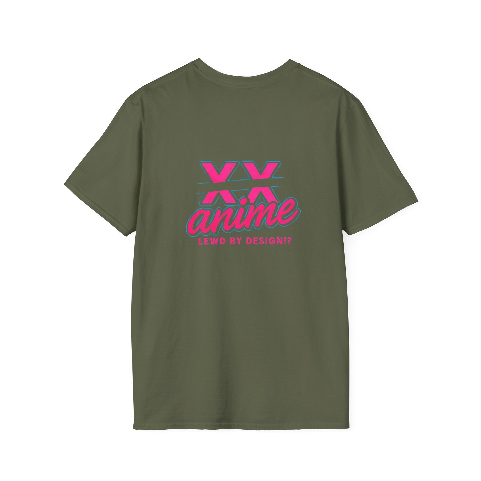 Anime-Inspired Unisex lewd gun T-Shirt - Fun, Playful Design, Perfect for Anime Lovers, Cosplay, Gifts, Casual Wear, and Conventions