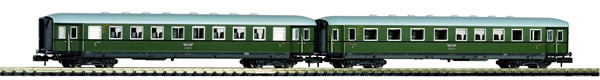 Piko 40623 N Scale N 2-Car Passenger Set 2nd/3rd Cl. + 3rd Cl. DRB II