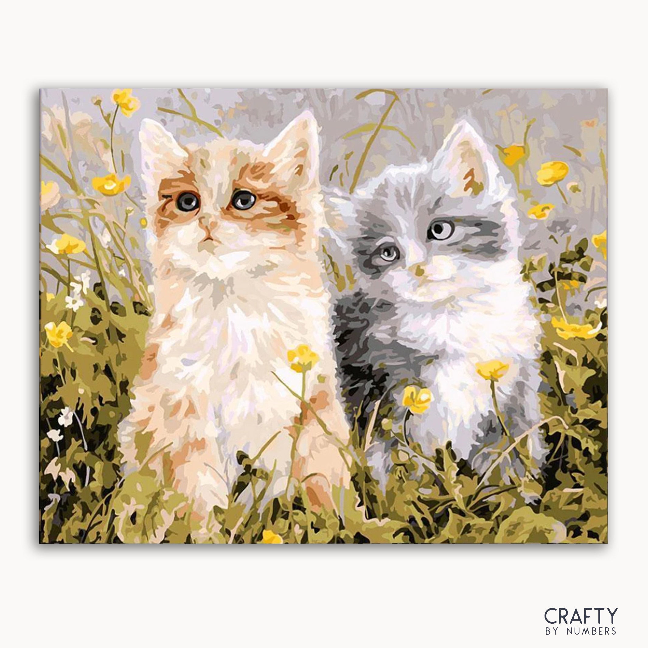 Two Cats Peering