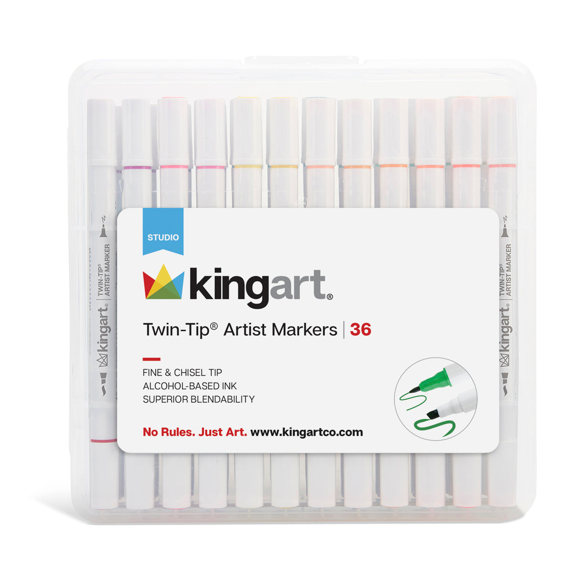 Twin-Tip™ Alcohol Markers 36 Colors