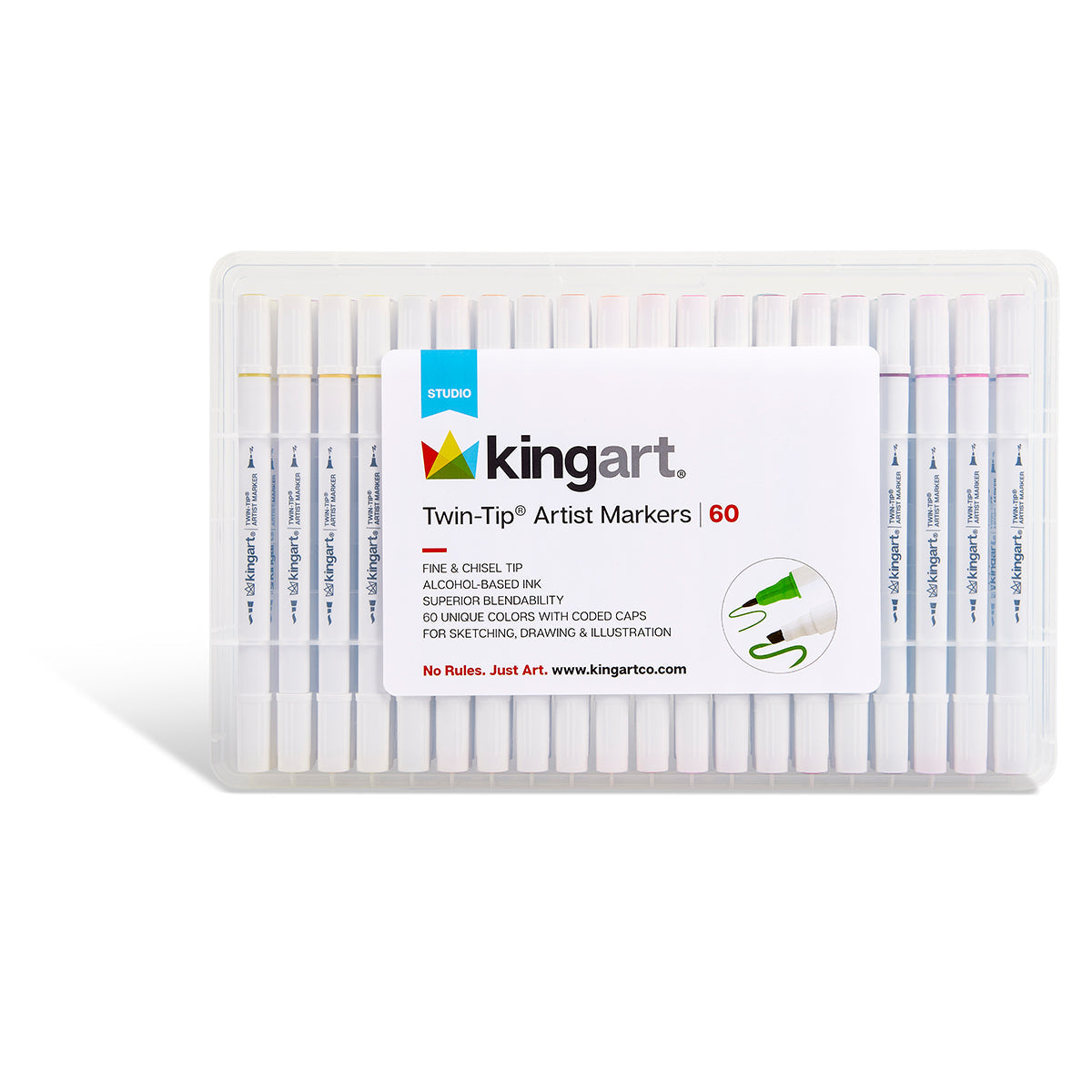 Twin-Tip™ Alcohol Markers 60 Colors
