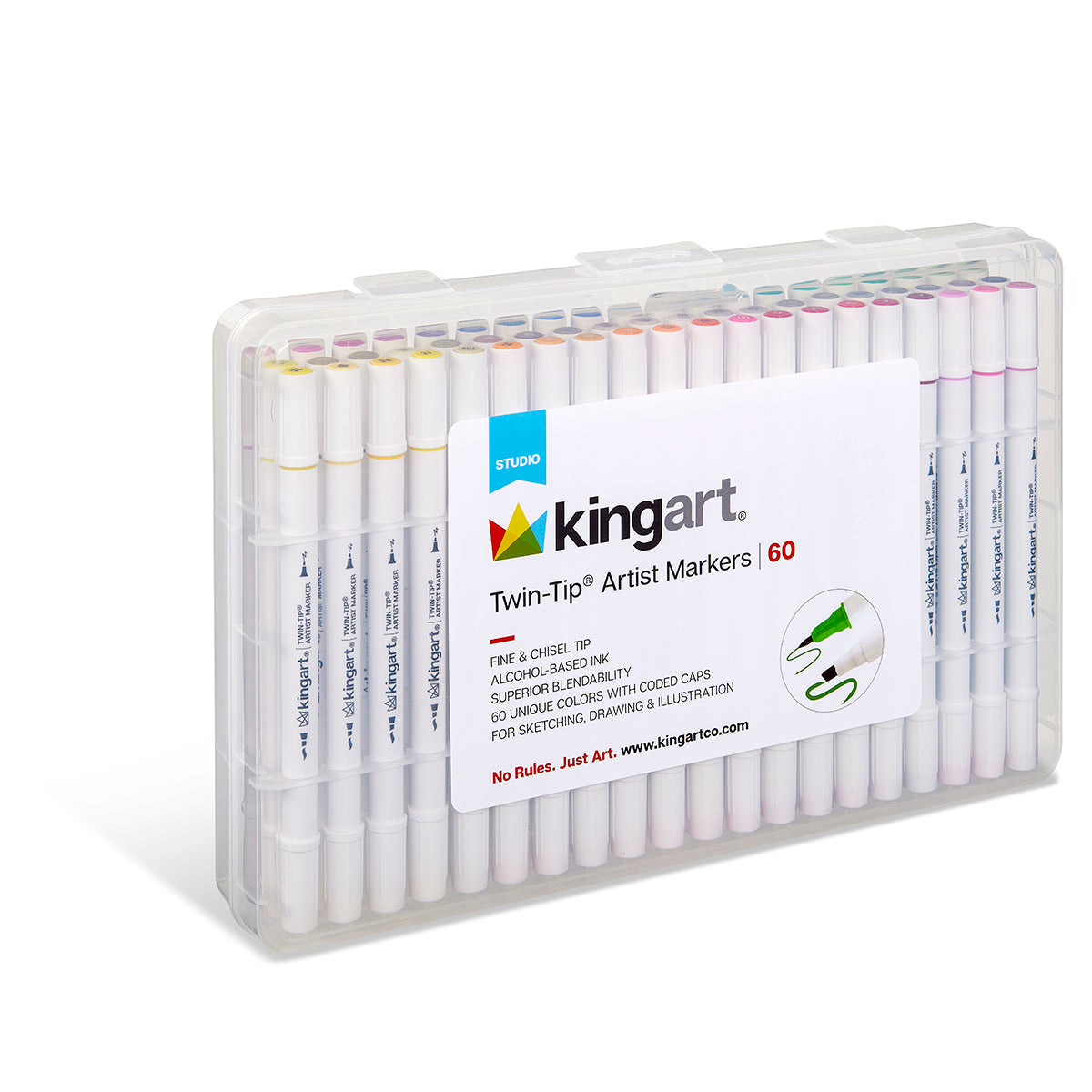 Twin-Tip™ Alcohol Markers 60 Colors