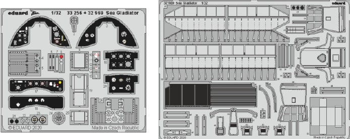 Eduard 32969 1/32 Aircraft- Sea Gladiator for ICM (Painted)
