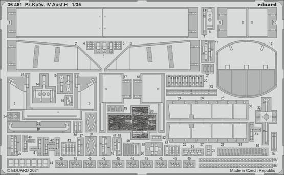 Eduard 36461 1/35 Armor- PzKpfw IV Ausf H for MNA