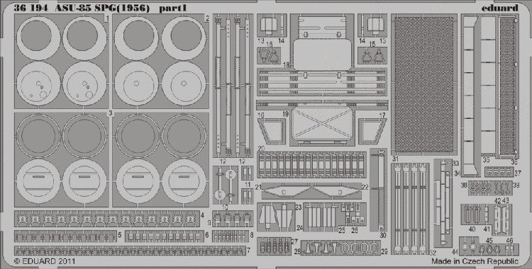 Eduard 36194 1/35 Armor- ASU85 SPG 1956 for TSM