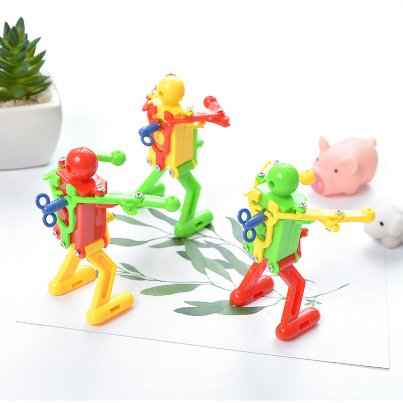 Clockwork Dancing Robot Toy – Funny Wind-Up Gymnastics Robot for Kids