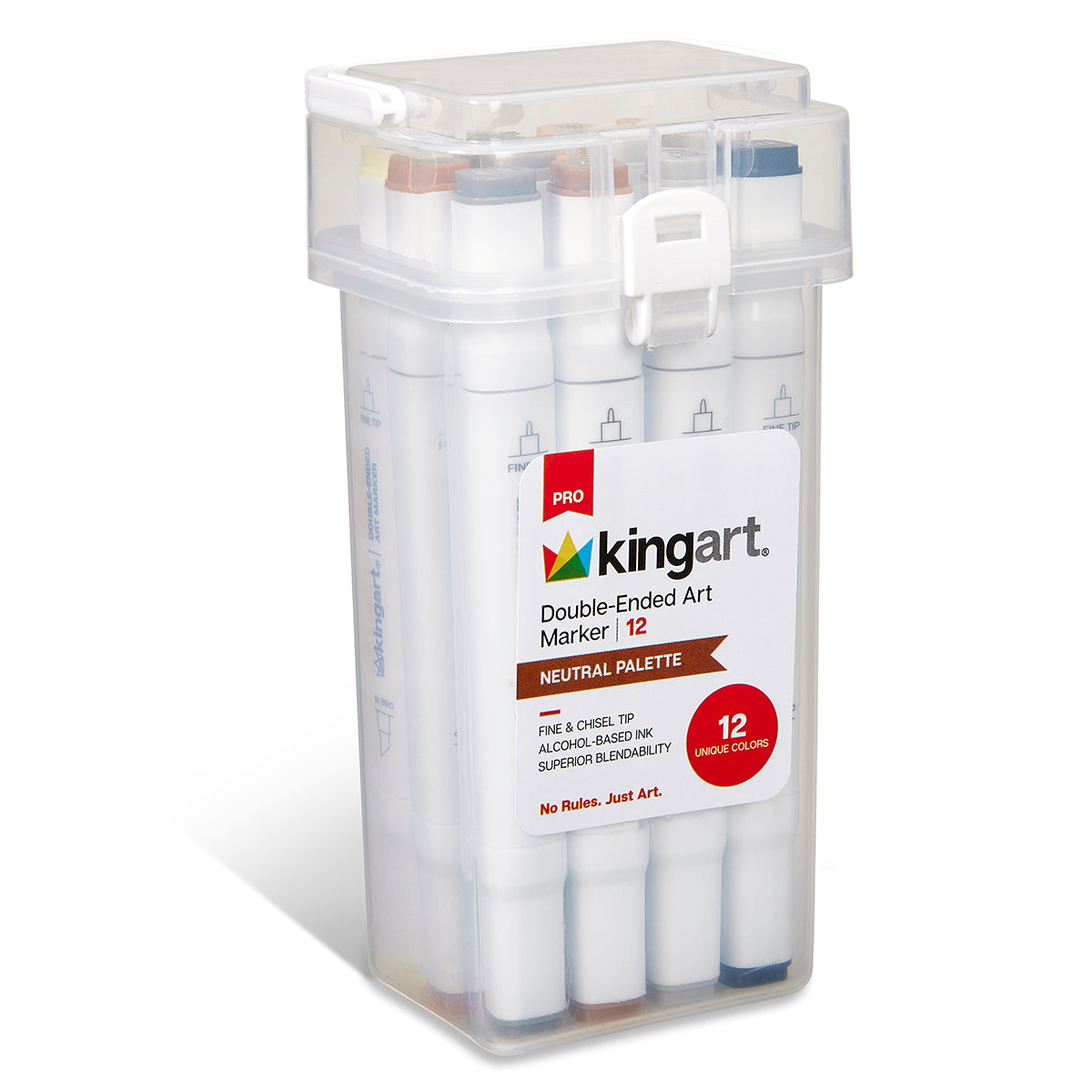 Double-Ended Alcohol Markers 12 Neutral Colors