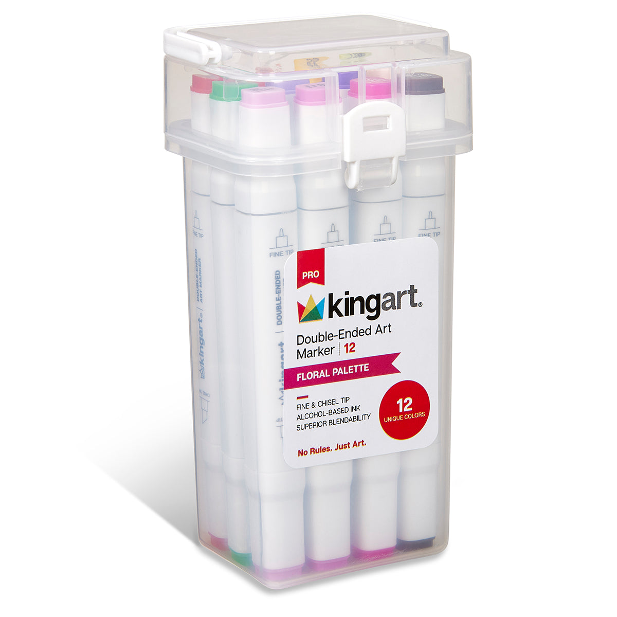 Double-Ended Alcohol Markers 12 Floral Colors