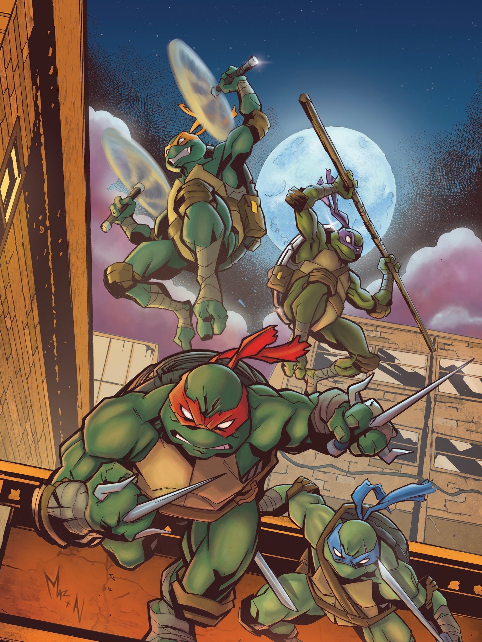 Teenage Mutant Ninja Turtles Aurelio Mazzara Virgin Exclusive(12/10/2025)