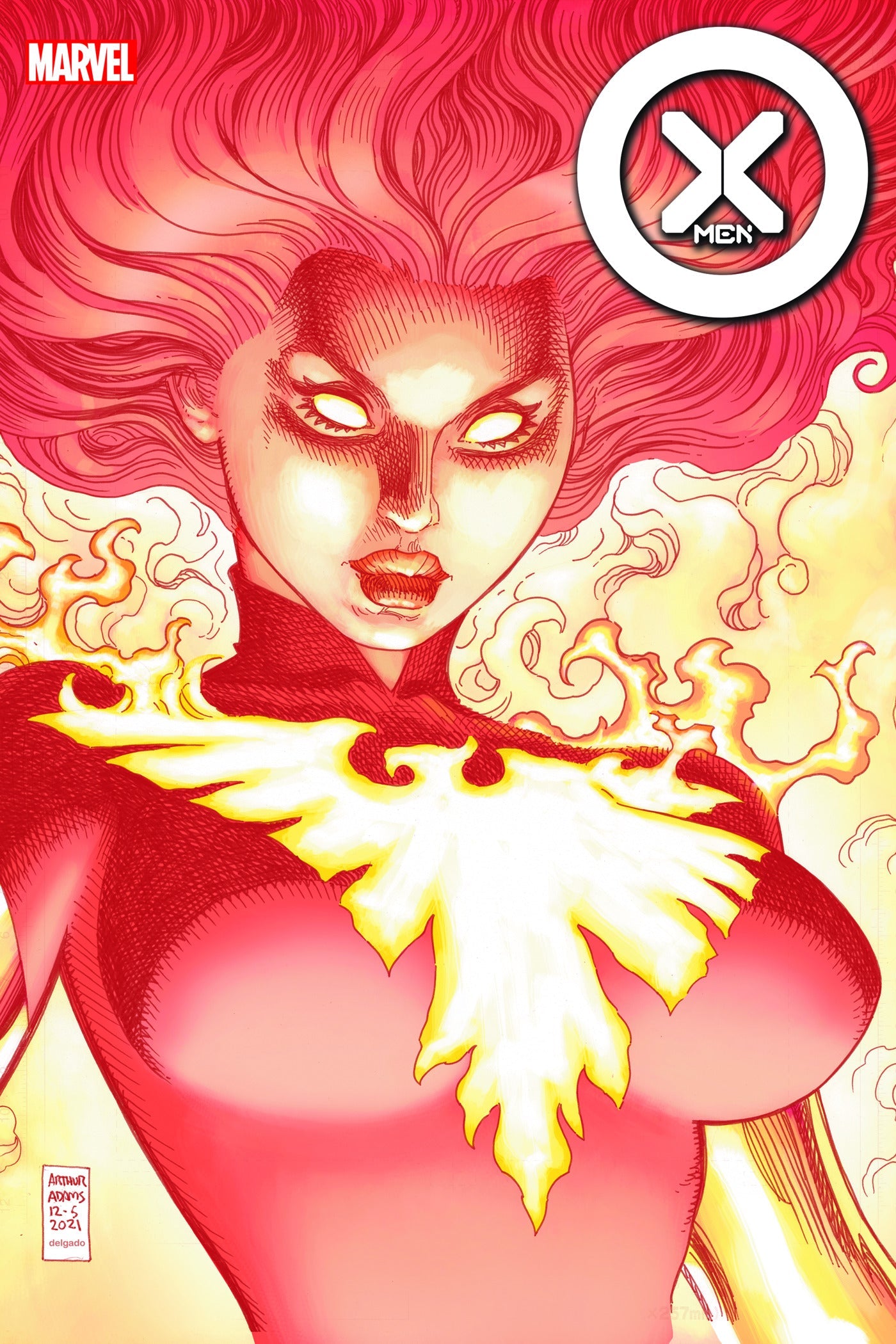 X-Men #13 B Arthur Adams Variant Phoenix GGA [Axe] (08/17/2022) Marvel