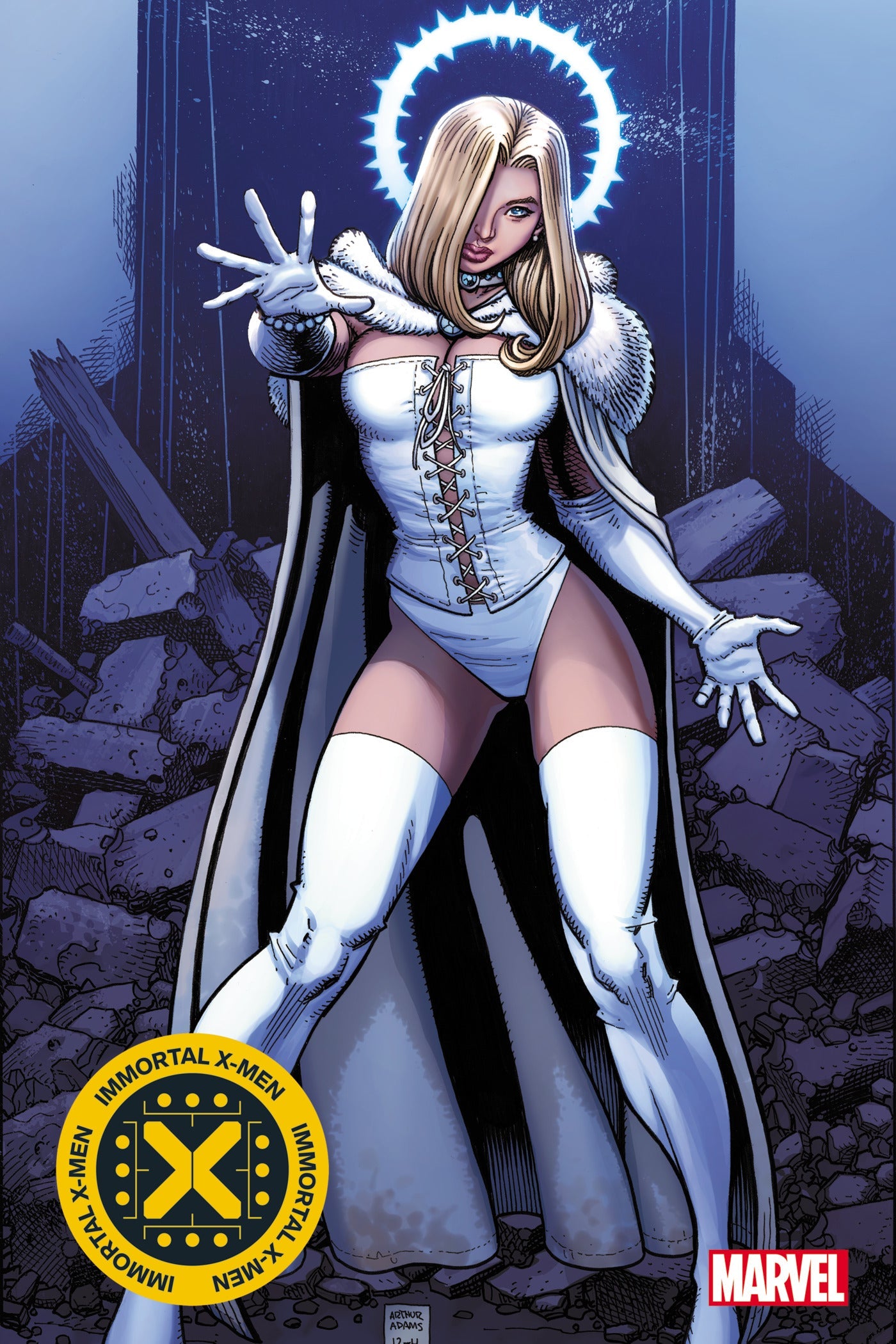 Immortal X-Men #5 C Arthur Adams Variant White Queen GGA [Axe] (08/03/2022) Marvel