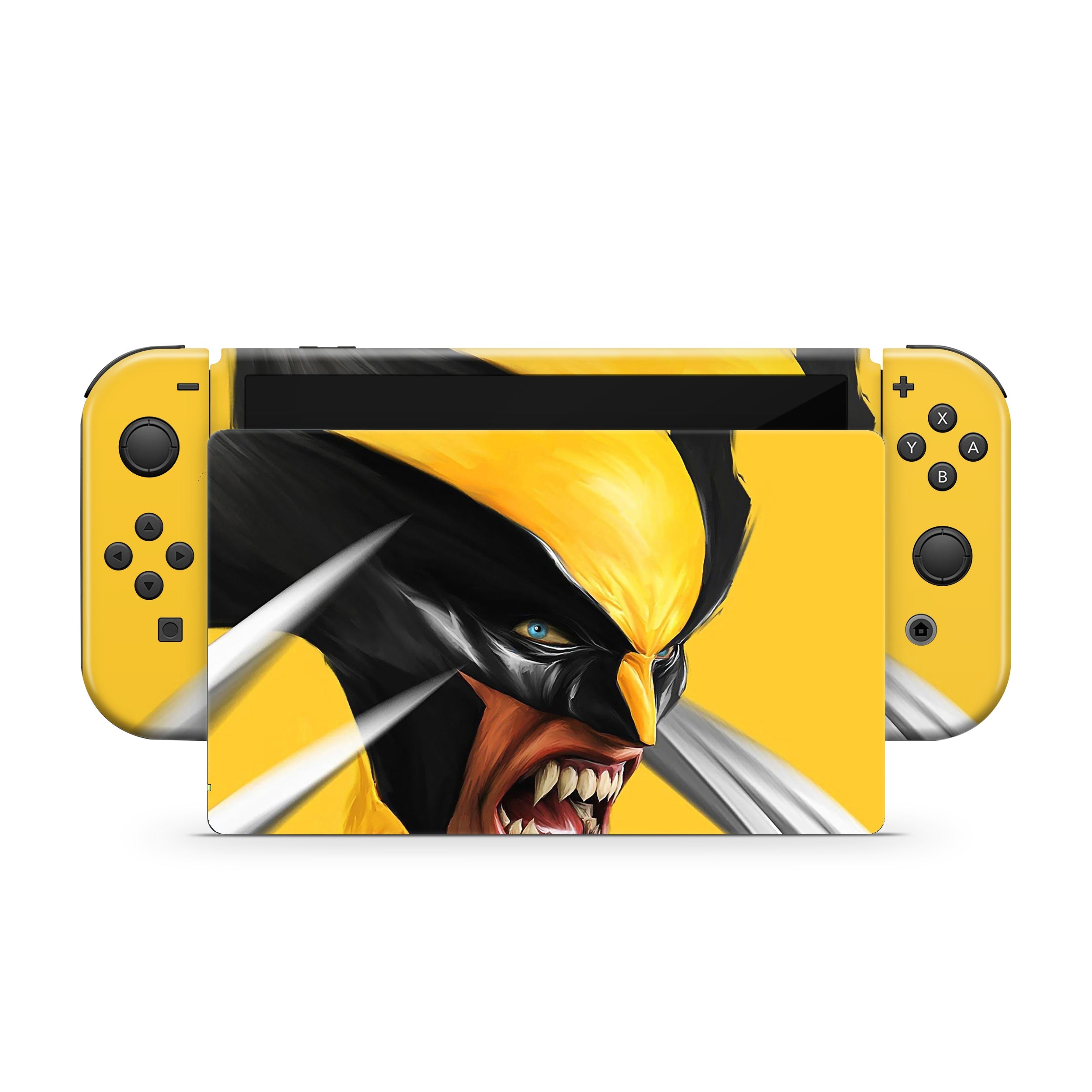 Metallic Claws Nintendo Switch OLED Skin