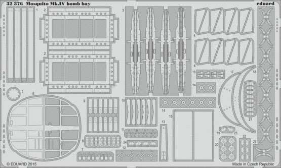 Eduard 32376 1/32 Aircraft- Mosquito Mk IV Bomb Bay for HKM