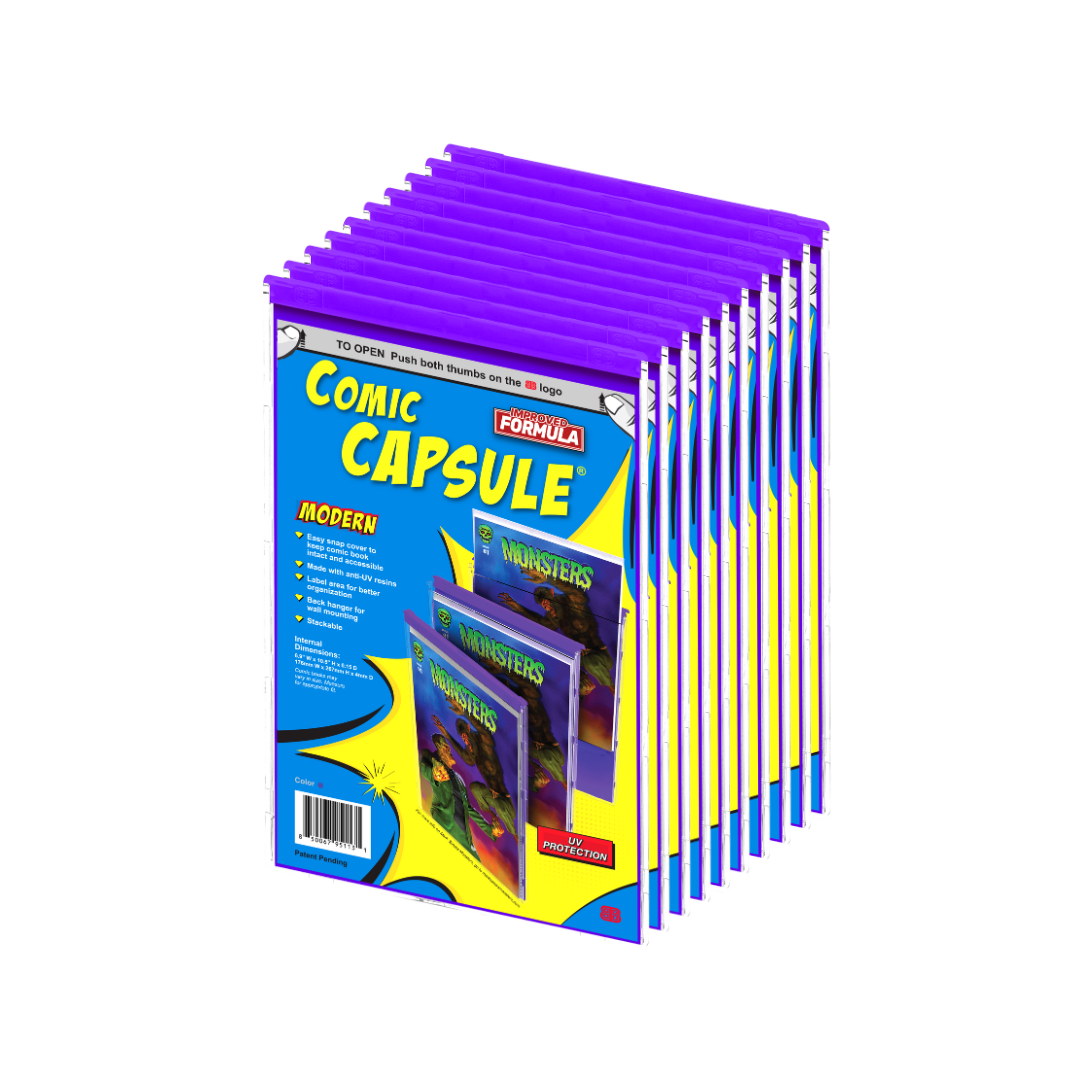Purple Modern Size ComicCapsule