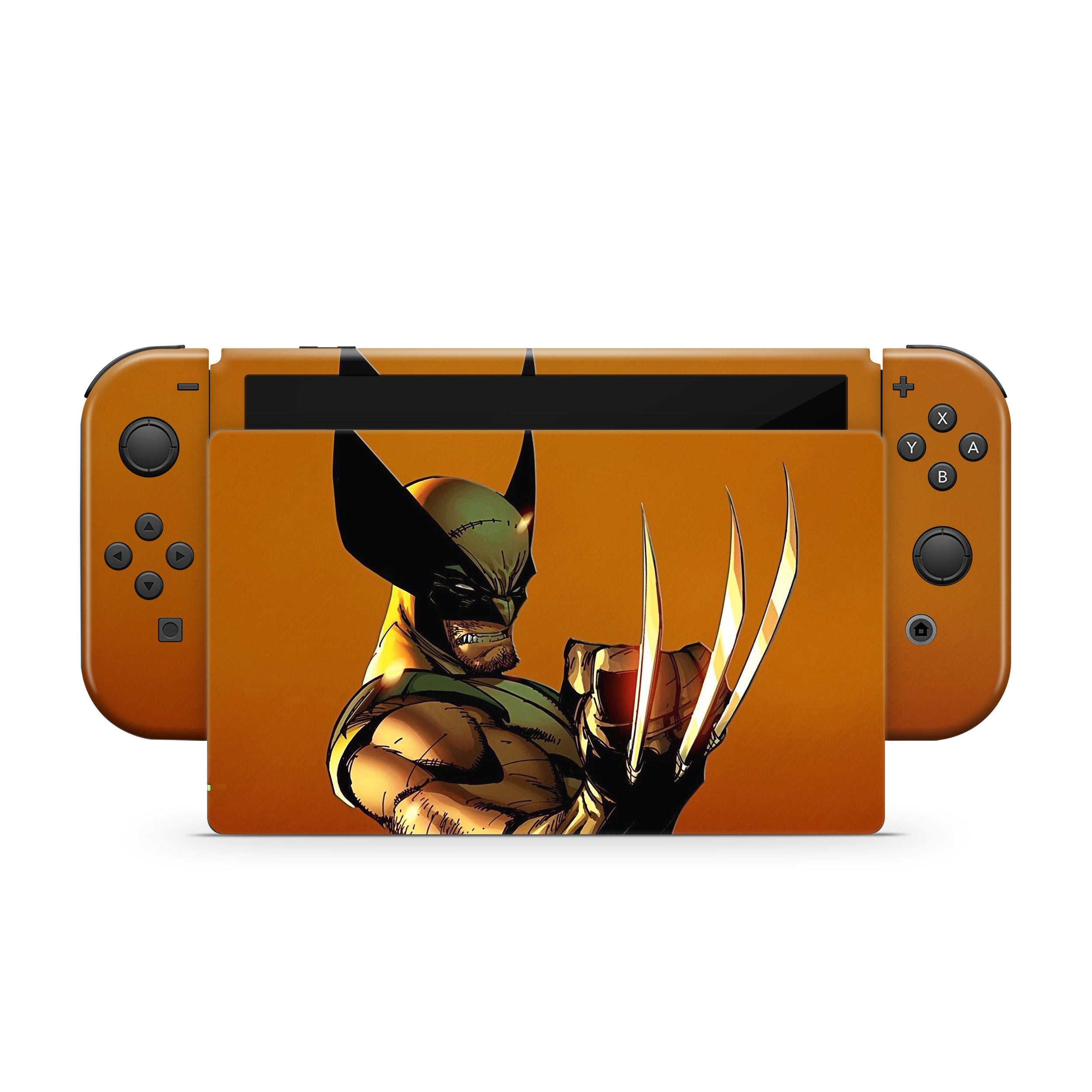 Metallic Claws Nintendo Switch OLED Skin