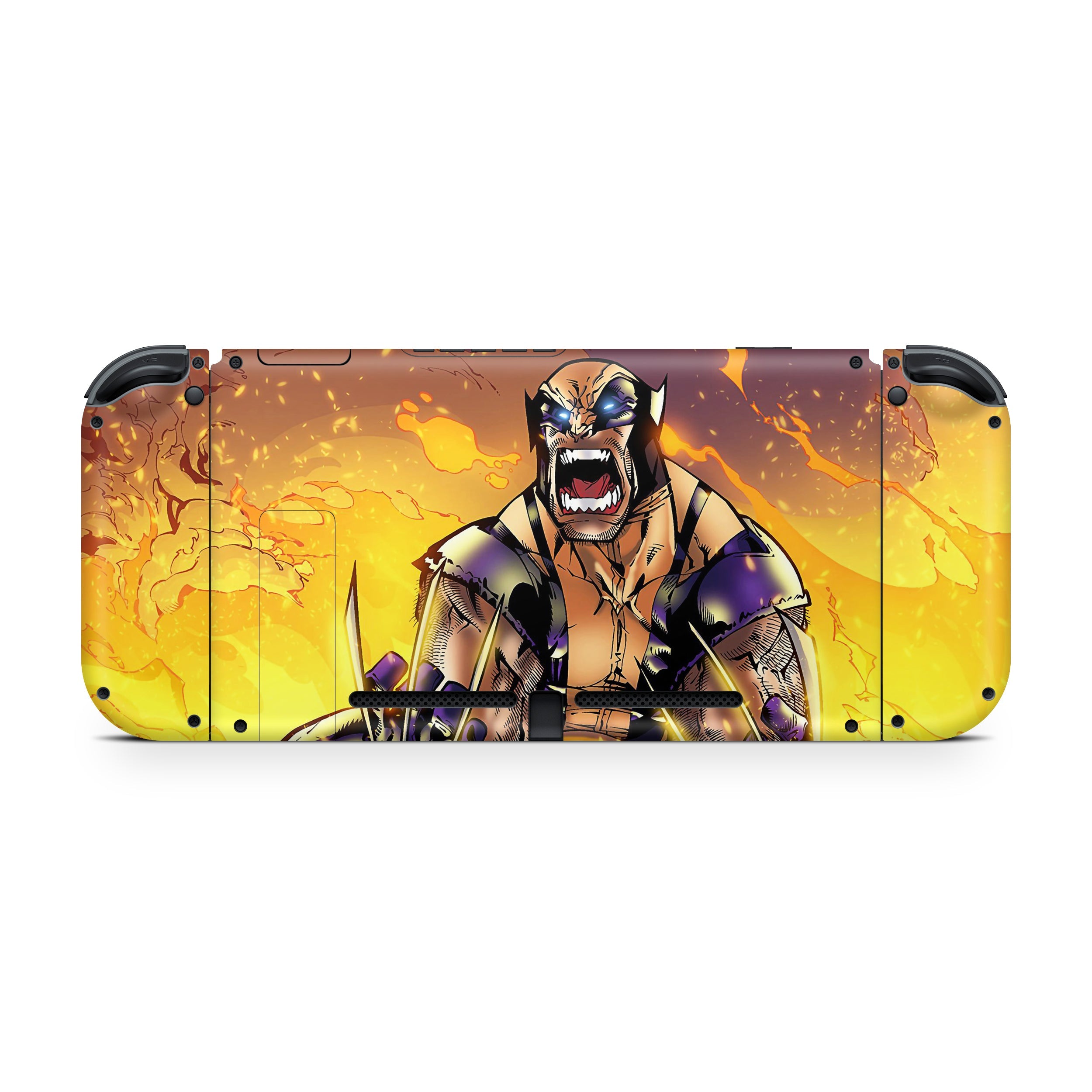 Metallic Claws Nintendo Switch OLED Skin
